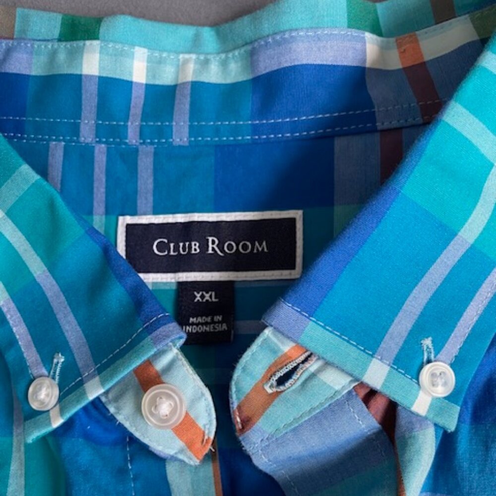 Club Room Mens Long Sleeve Shirt Size XXL